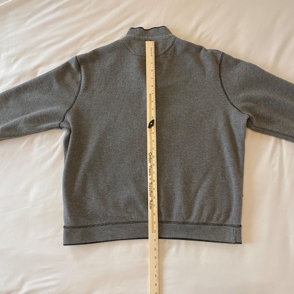 Ralph Lauren Polo Reversible‎ Quarter Zip Sweater Gray - Picture 5 of 12